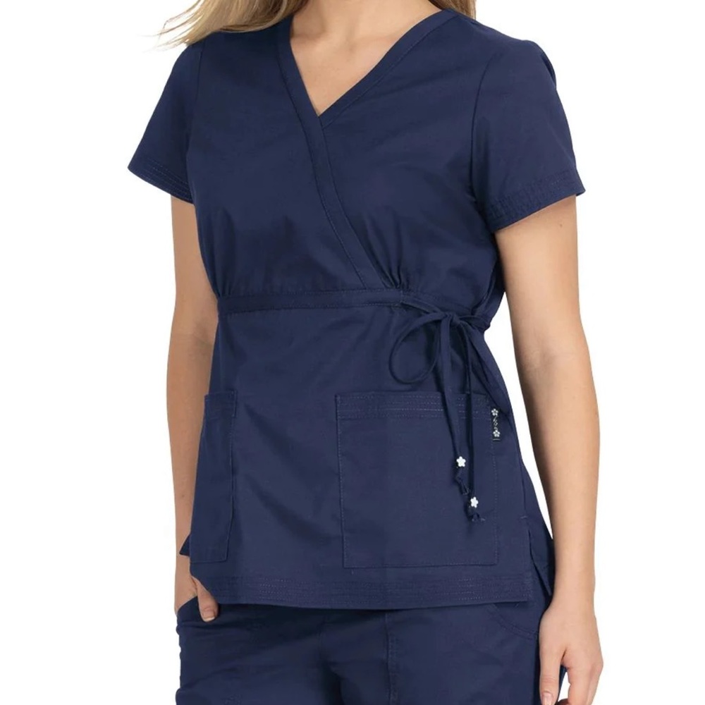 Koi Katelyn Scrub Top and Lindsey Scrub Pants in Navy